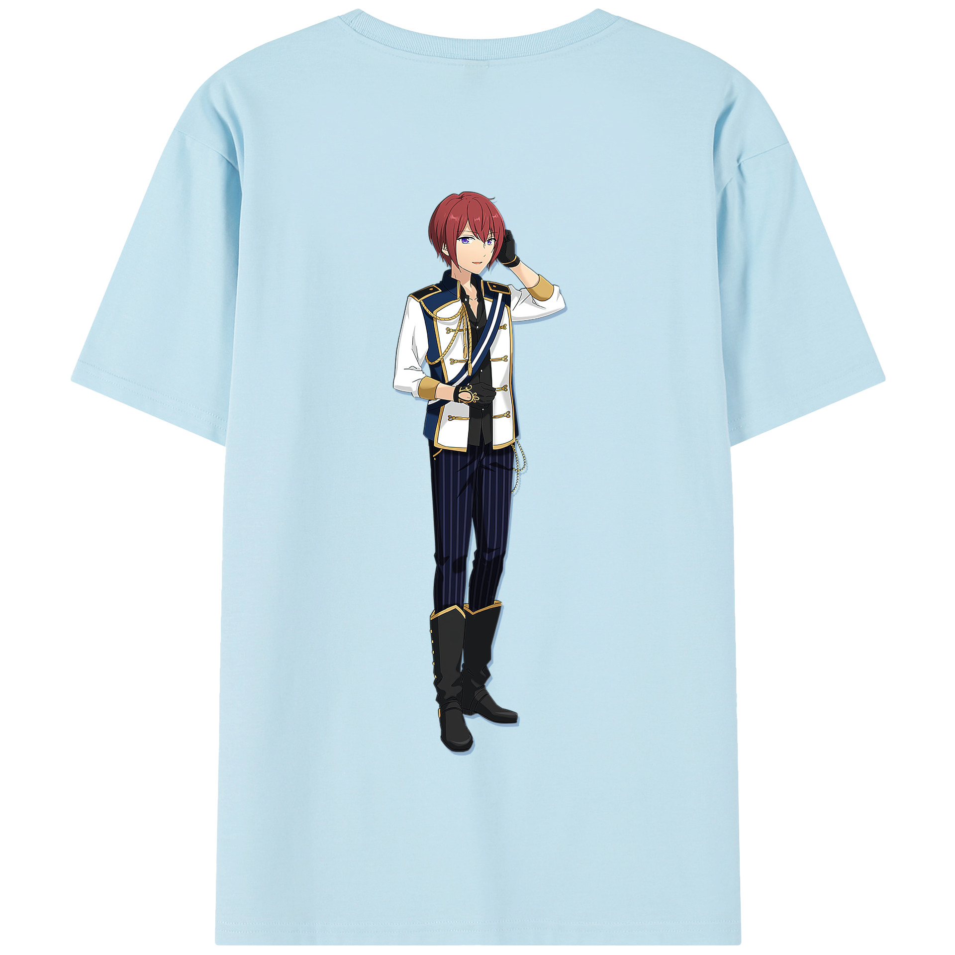 （画像用） あんさんぶるスターズ! Ensemble Stars 綿100％半袖Tシャツ（背面プリント）